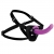 Лиловый поясной страпон Navigator Silicone G-Spot Dildo with Harness - 17,8 см. - XR Brands - купить с доставкой в Златоусте