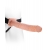 Фаллопротез телесного цвета Hollow Strap-On - 29 см. - Pipedream - купить с доставкой в Златоусте