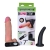 Страпон с 2 насадками и вибрацией UniStrap - 19 и 12 см. - LOVETOY (А-Полимер) - купить с доставкой в Златоусте