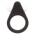 Чёрное эрекционное кольцо LIT-UP SILICONE STIMU RING 1 BLACK - Dream Toys - в Златоусте купить с доставкой