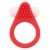 Красное эрекционное кольцо LIT-UP SILICONE STIMU RING 1 RED - Dream Toys - в Златоусте купить с доставкой