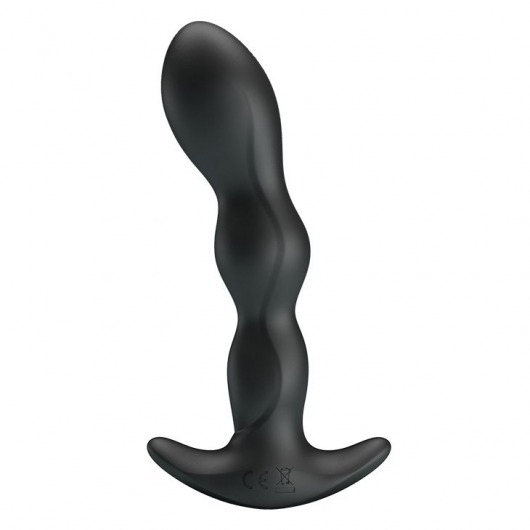 Черный анальный стимулятор простаты с вибрацией Special Anal Massager - 14,5 см. - Baile - в Златоусте купить с доставкой