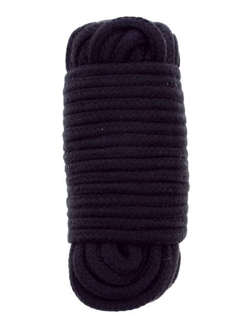 Черная веревка для связывания BONDX LOVE ROPE - 10 м. - Dream Toys - купить с доставкой в Златоусте