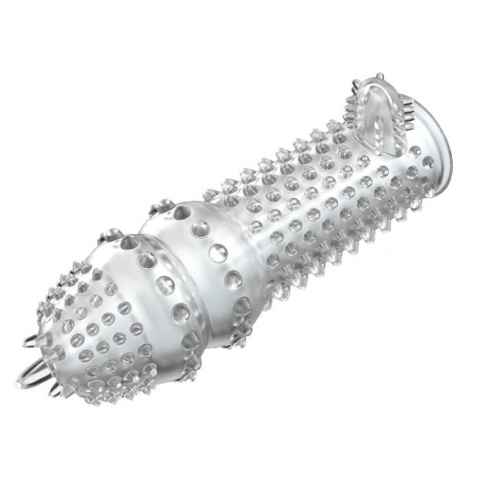 Закрытая прозрачная насадка Crystal sleeve - 14,2 см. - Erowoman-Eroman - в Златоусте купить с доставкой
