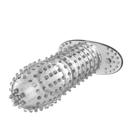 Закрытая прозрачная насадка Crystal sleeve - 12 см. - Erowoman-Eroman - в Златоусте купить с доставкой