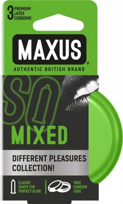 Презервативы в железном кейсе MAXUS Mixed - 3 шт. - Maxus - купить с доставкой в Златоусте
