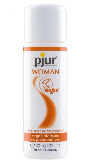 Лубрикант pjur WOMAN Vegan на водной основе - 30 мл. - Pjur - купить с доставкой в Златоусте