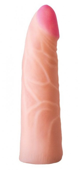 Фаллическая насадка на трусики харнесс - 17,5 см. - LOVETOY (А-Полимер) - купить с доставкой в Златоусте