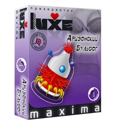 Презерватив LUXE Maxima  Аризонский Бульдог  - 1 шт. - Luxe - купить с доставкой в Златоусте