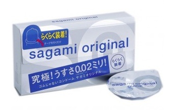 Ультратонкие презервативы Sagami Original QUICK - 6 шт. - Sagami - купить с доставкой в Златоусте