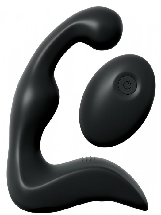 Черный вибромассажер простаты с пультом ДУ Control P-Spot Pro - Pipedream - в Златоусте купить с доставкой