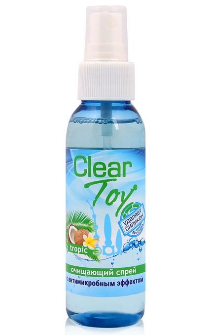 Очищающий спрей для игрушек CLEAR TOY Tropic - 100 мл. - Биоритм - купить с доставкой в Златоусте