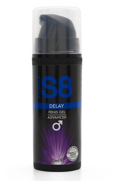 Пролонгирующий гель для мужчин S8 Delay Gel - 30 мл. - Stimul8 - купить с доставкой в Златоусте