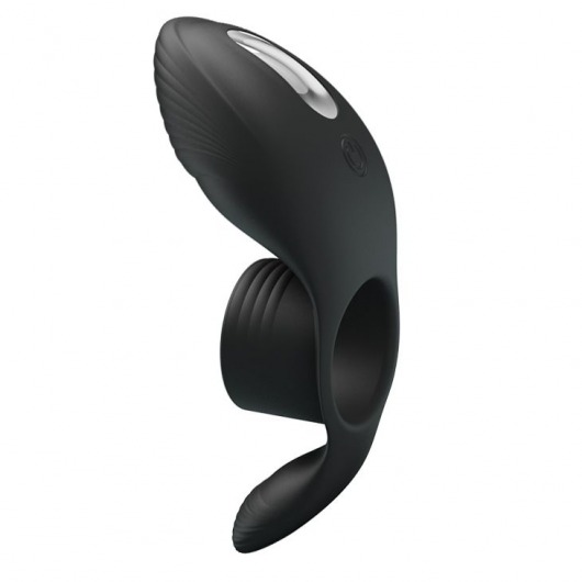 Черное кольцо на пенис с вибрацией Vibration Penis Sleeve - Baile - в Златоусте купить с доставкой