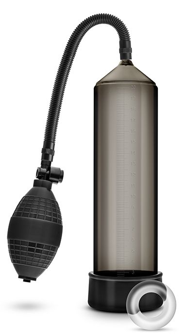 Черная вакуумная помпа VX101 Male Enhancement Pump - Blush Novelties - в Златоусте купить с доставкой