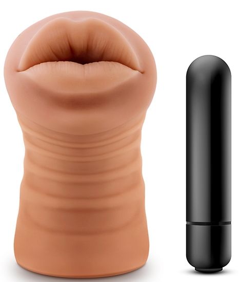 Кофейный мастурбатор-ротик Isabella - Blush Novelties - в Златоусте купить с доставкой