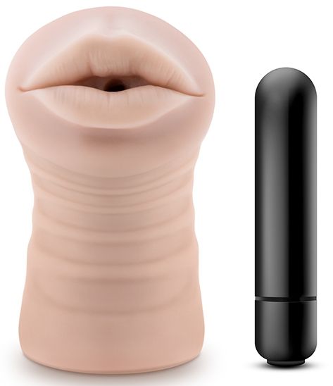 Телесный мастурбатор-ротик Skye - Blush Novelties - в Златоусте купить с доставкой