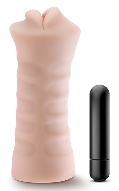 Телесный мастурбатор-ротик Angie - Blush Novelties - в Златоусте купить с доставкой