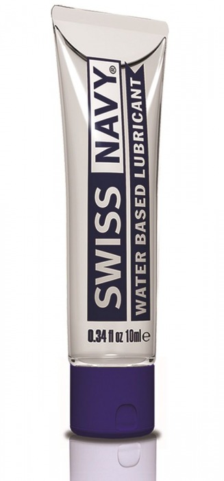 Лубрикант Swiss Navy Water Based Lube на водной основе - 10 мл. - Swiss navy - купить с доставкой в Златоусте