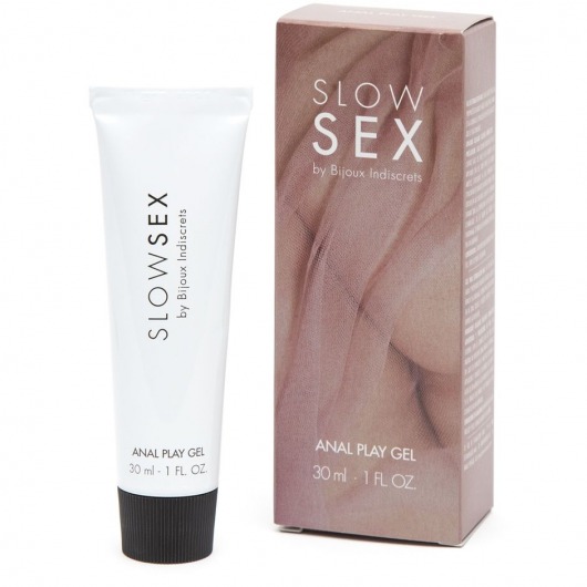 Лубрикант на водной основе Slow Sex Anal Play Gel - 30 мл. - Bijoux Indiscrets - купить с доставкой в Златоусте