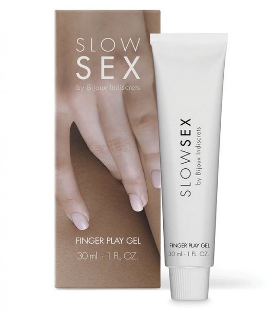 Гель для мастурбации с ароматом кокоса Slow Sex Finger Play Gel - 30 мл. - Bijoux Indiscrets - купить с доставкой в Златоусте