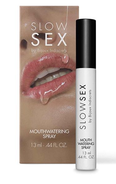 Спрей для усиления слюноотделения Slow Sex Mouthwatering Spray - 13 мл. - Bijoux Indiscrets - купить с доставкой в Златоусте