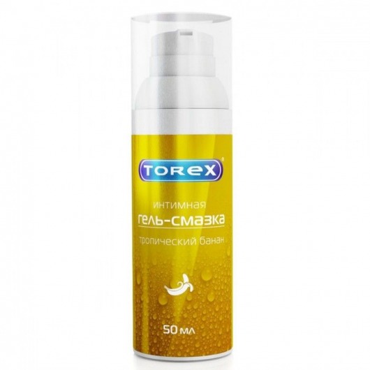 Гель-смазка на водной основе Torex  Тропический банан  - 50 мл. - Torex - купить с доставкой в Златоусте