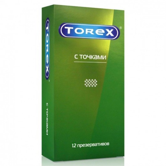 Текстурированные презервативы Torex  С точками  - 12 шт. - Torex - купить с доставкой в Златоусте