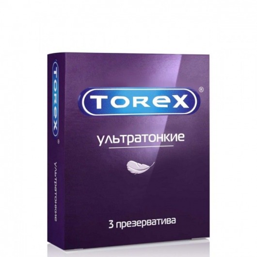 Презервативы Torex  Ультратонкие  - 3 шт. - Torex - купить с доставкой в Златоусте