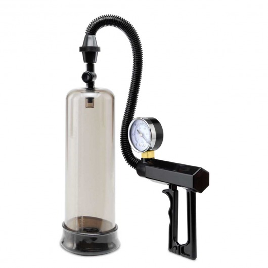 Черная мужская помпа PISTOL-GRIP POWER - Pipedream - в Златоусте купить с доставкой