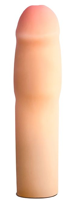 Телесная насадка-удлинитель на пенис PERFORMANCE 1.5INCH COCK XTENDER - 16 см. - Blush Novelties - в Златоусте купить с доставкой