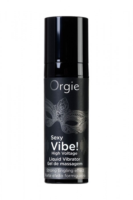 Гель для массажа ORGIE Sexy Vibe High Voltage с эффектом вибрации - 15 мл. - ORGIE - купить с доставкой в Златоусте