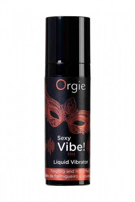 Разогревающий гель для массажа ORGIE Sexy Vibe Hot с эффектом вибрации - 15 мл. - ORGIE - купить с доставкой в Златоусте