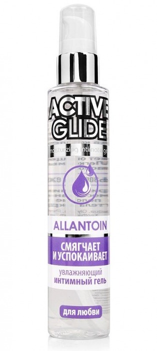 Увлажняющий интимный гель Active Glide Allantoin - 100 гр. - Биоритм - купить с доставкой в Златоусте