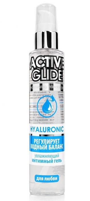Увлажняющий интимный гель Active Glide Hyaluronic - 100 гр. - Биоритм - купить с доставкой в Златоусте
