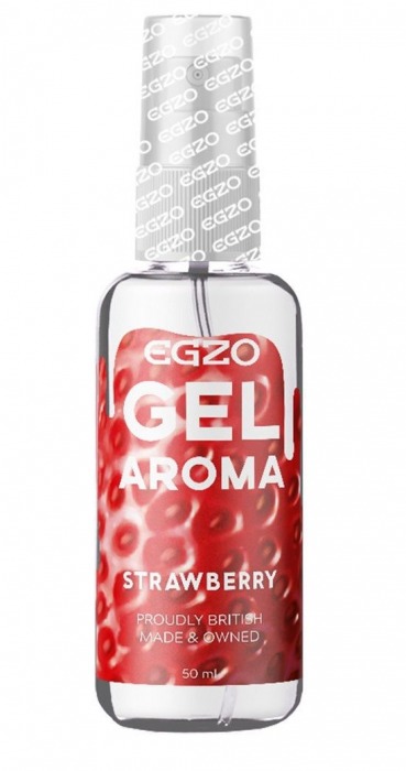 Интимный лубрикант EGZO AROMA с ароматом клубники - 50 мл. - EGZO - купить с доставкой в Златоусте