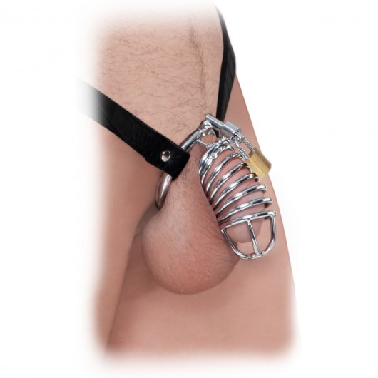 Кольцо верности Extreme Chastity Belt с фиксацией головки - Pipedream - купить с доставкой в Златоусте