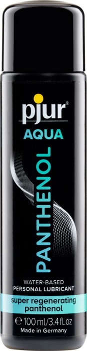 Лубрикант на водной основе с пантенолом pjur AQUA Panthenol - 100 мл. - Pjur - купить с доставкой в Златоусте
