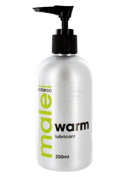 Лубрикант с согревающим эффектом MALE Cobeco Warm Lubricant - 250 мл. - Cobeco - купить с доставкой в Златоусте