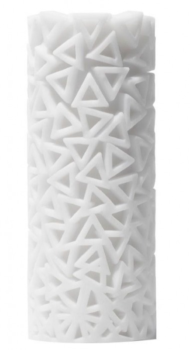 Белый 3D мастурбатор PILE - Tenga - в Златоусте купить с доставкой