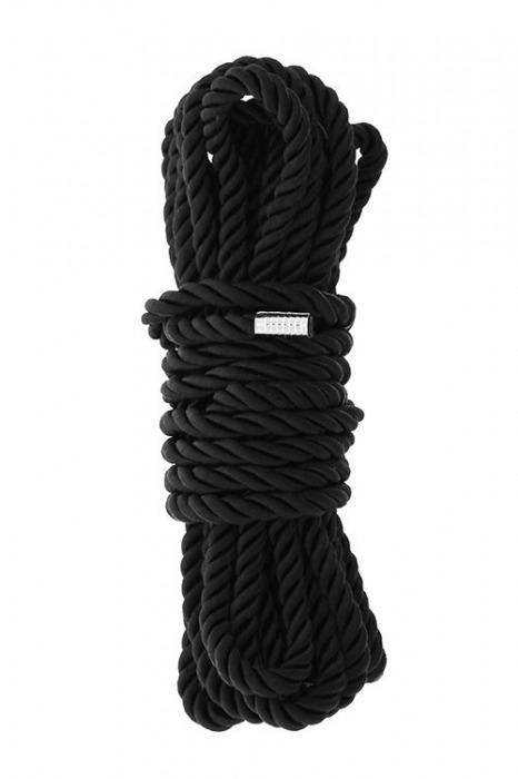 Черная веревка для шибари DELUXE BONDAGE ROPE - 5 м. - Dream Toys - купить с доставкой в Златоусте