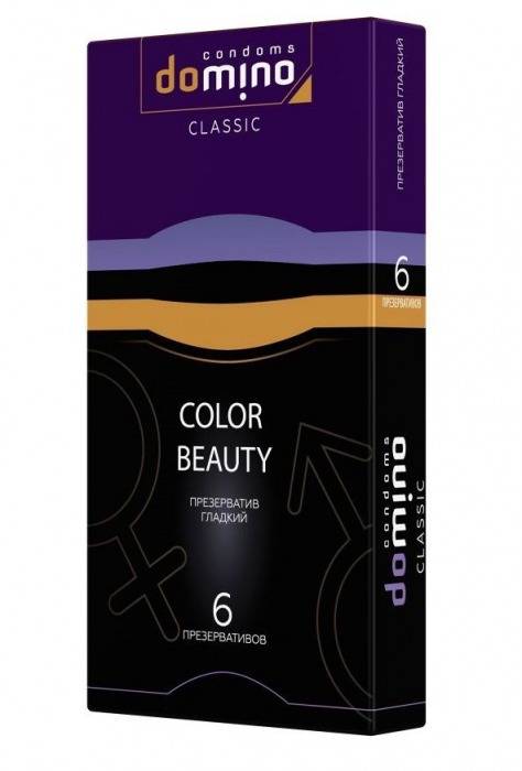 Разноцветные презервативы DOMINO Colour Beauty - 6 шт. - Domino - купить с доставкой в Златоусте