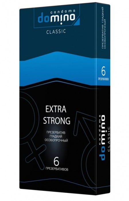 Суперпрочные презервативы DOMINO Extra Strong - 6 шт. - Domino - купить с доставкой в Златоусте