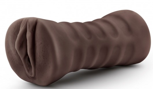 Коричневый мастурбатор-вагина Hot Chocolate Brianna - Blush Novelties - в Златоусте купить с доставкой