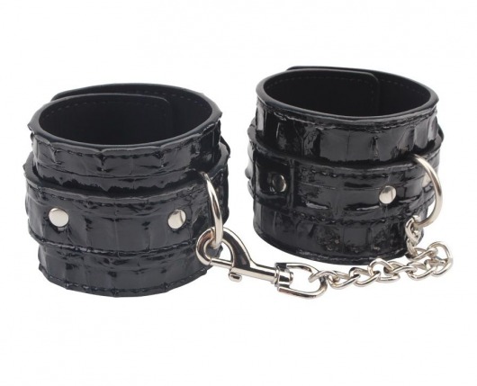 Черные наручники Surrender Wrist Restraints - Chisa - купить с доставкой в Златоусте