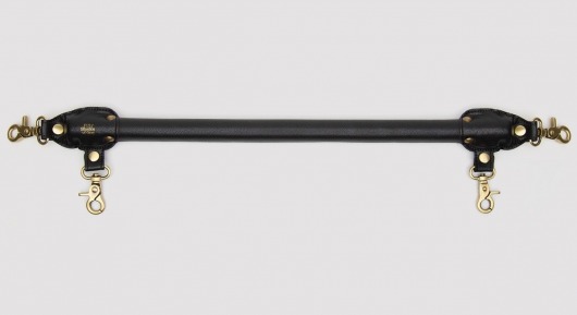Черная распорка для ног Bound to You Faux Leather Spreader Bar - 50,8 см. - Fifty Shades of Grey - купить с доставкой в Златоусте