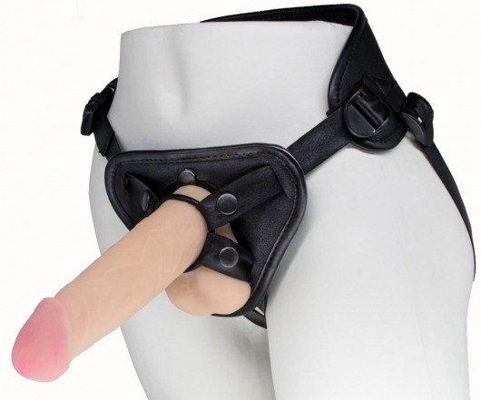 Пояс харнесс BEST UNI strap с 2 насадками - 18 и 22 см. - LOVETOY (А-Полимер) - купить с доставкой в Златоусте