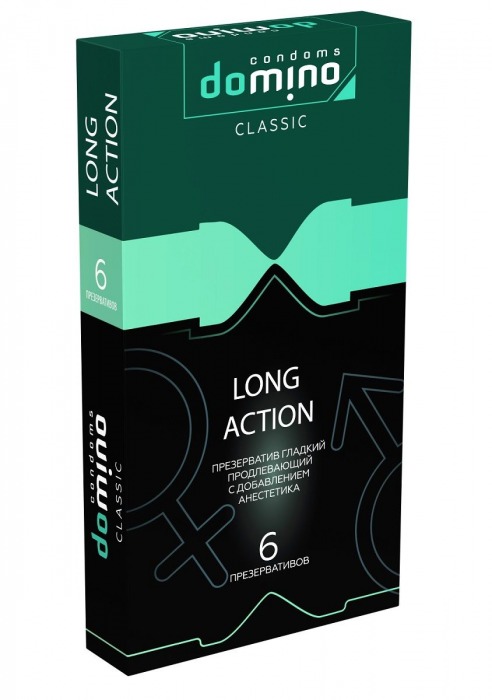 Презервативы с пролонгирующим эффектом DOMINO Classic Long action - 6 шт. - Domino - купить с доставкой в Златоусте