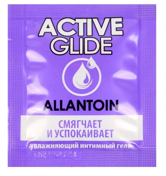 Лубрикант на водной основе Active Glide с аллантоином - 3 гр. - Биоритм - купить с доставкой в Златоусте