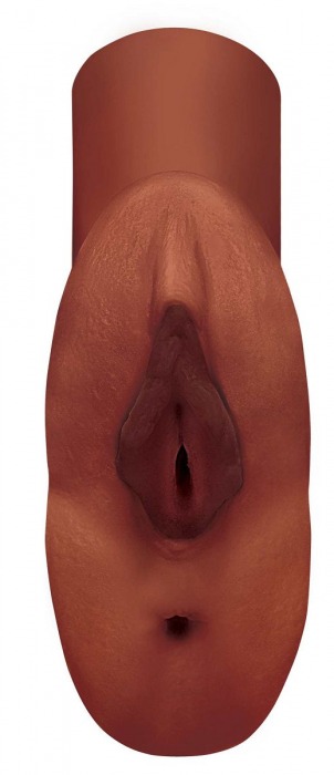 Коричневый мастурбатор Perfect Pussy Double Stroker - Pipedream - в Златоусте купить с доставкой